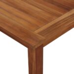 Table de jardin 85x85x74 cm Bois d'acacia massif – Image 2