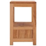 Table de chevet 40x30x50 cm bois de teck massif – Image 3