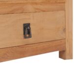 Table de chevet 40x30x50 cm bois de teck massif – Image 6