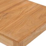 Table de bar de jardin 60x60x105 cm bois de teck solide – Image 4