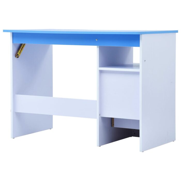 Bureau pour enfants Inclinable Bleu et blanc – Image 7
