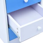 Bureau pour enfants Inclinable Bleu et blanc – Image 9