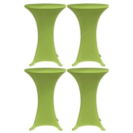 Housses de table extensible 4 pcs 70 cm Vert