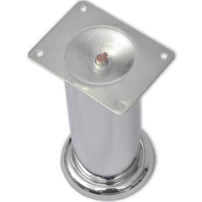 Pieds ronds de canapé 8 pcs Chrome 180 mm – Image 2