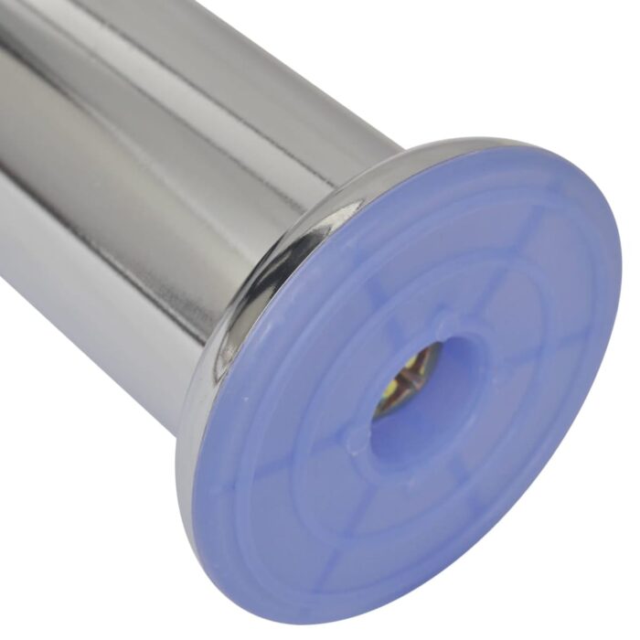 Pieds ronds de canapé 8 pcs Chrome 180 mm – Image 3