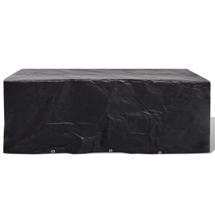 Housses de salon de jardin 2 pcs Rotin 10 œillets 229 x 113 cm – Image 2