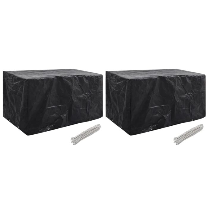 VXL8719883809557_a_en_hd_1.jpg Housses de salon de jardin 2 pcs 8 œillets 180x70x90 cm – Image 1