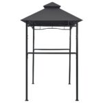 Belvédère de barbecue 240x150x255 cm Anthracite Acier – Image 2