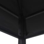 Belvédère de barbecue 240x150x255 cm Anthracite Acier – Image 3