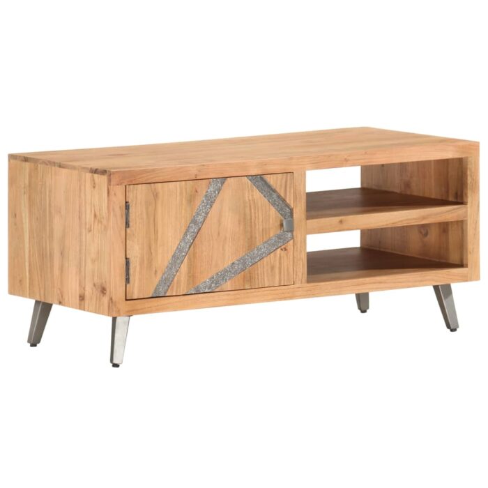 VXL8719883810737_a_en_hd_1.jpg Table basse 90x45x40 cm Bois d'acacia massif – Image 1