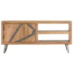 Table basse 90x45x40 cm Bois d'acacia massif – Image 3