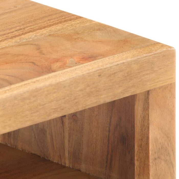 Table basse 90x45x40 cm Bois d'acacia massif – Image 5