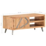 Table basse 90x45x40 cm Bois d'acacia massif – Image 6