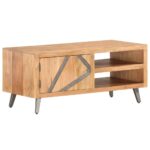 Table basse 90x45x40 cm Bois d'acacia massif – Image 8