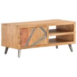 Table basse 90x45x40 cm Bois d'acacia massif – Image 9