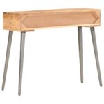 Table console 90 x 30 x 75 cm Bois d'acacia massif – Image 3