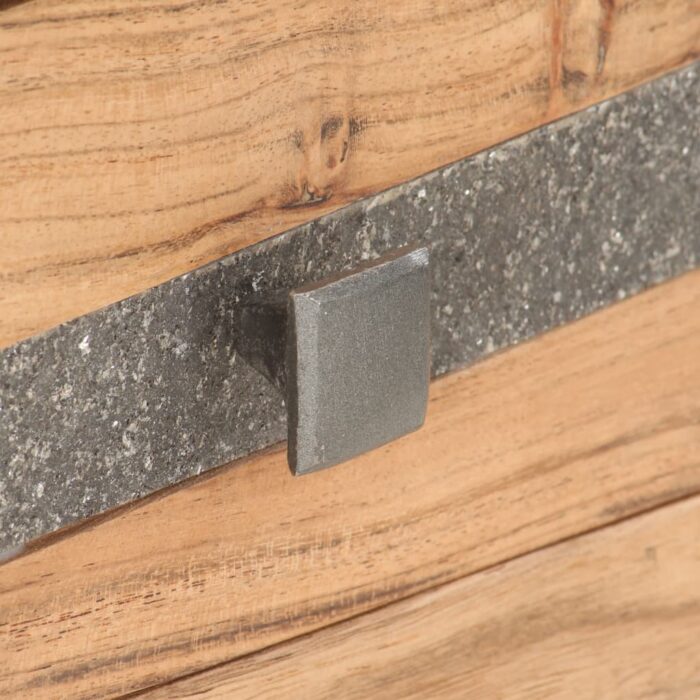 Table console 90 x 30 x 75 cm Bois d'acacia massif – Image 4