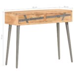 Table console 90 x 30 x 75 cm Bois d'acacia massif – Image 6