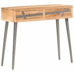 Table console 90 x 30 x 75 cm Bois d'acacia massif – Image 9