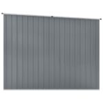 Abri de jardin Gris 195x198x159 cm Acier galvanisé – Image 6