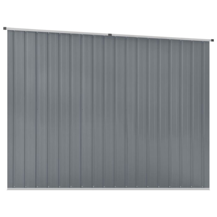 Abri de jardin Gris 195x198x159 cm Acier galvanisé – Image 6