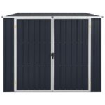 Abri de jardin Anthracite 195x198x159 cm Acier galvanisé – Image 3