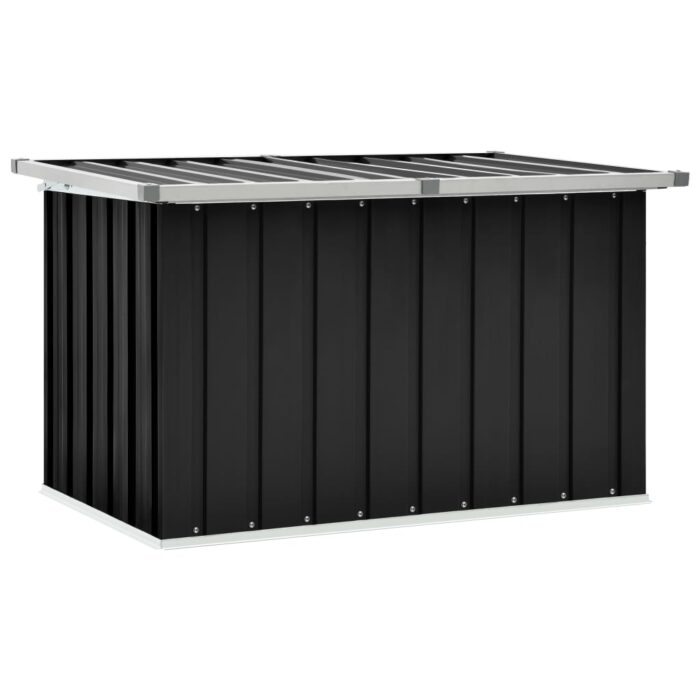Boîte de rangement de jardin Anthracite 109x67x65 cm – Image 1