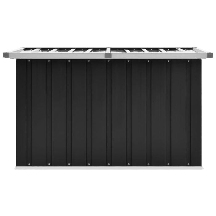 Boîte de rangement de jardin Anthracite 109x67x65 cm – Image 2