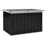 Boîte de rangement de jardin Anthracite 109x67x65 cm – Image 3