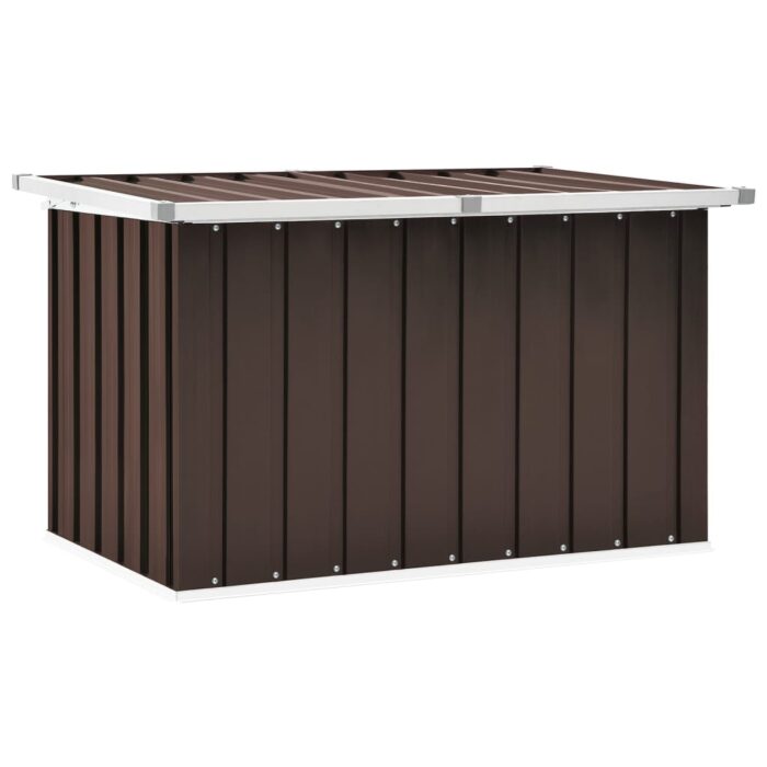 Boîte de rangement de jardin Marron 109x67x65 cm – Image 1