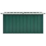 Boîte de rangement de jardin Vert 129x67x65 cm – Image 2