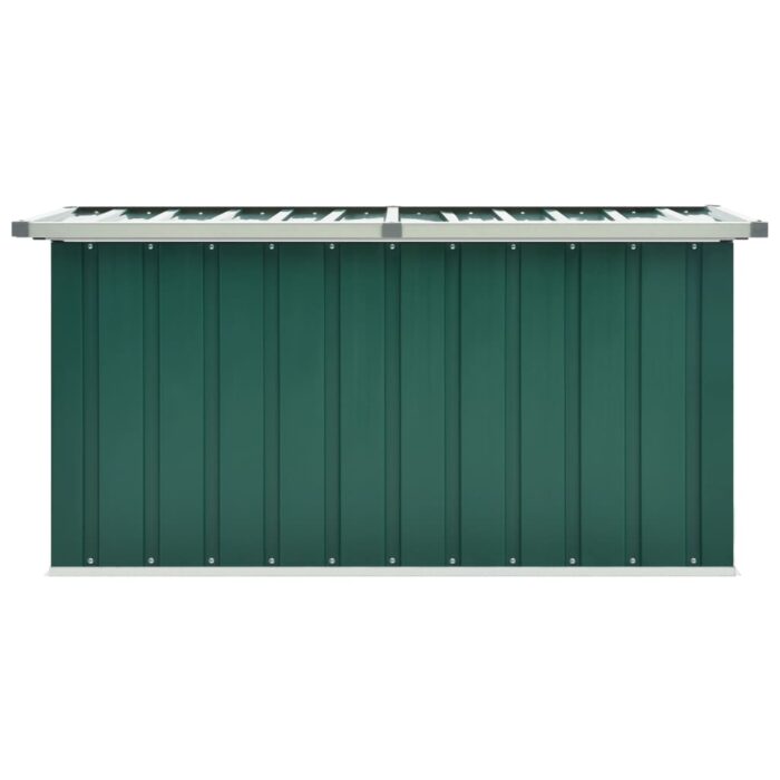 Boîte de rangement de jardin Vert 129x67x65 cm – Image 2