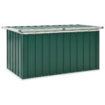 Boîte de rangement de jardin Vert 129x67x65 cm – Image 3