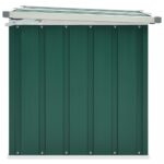 Boîte de rangement de jardin Vert 129x67x65 cm – Image 4
