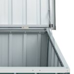 Boîte de rangement de jardin Vert 129x67x65 cm – Image 6