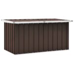 Boîte de rangement de jardin Marron 129x67x65 cm
