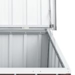 Boîte de rangement de jardin Marron 129x67x65 cm – Image 6