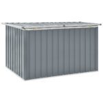 Boîte de rangement de jardin Gris 149x99x93 cm – Image 3