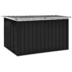 Boîte de rangement de jardin Anthracite 149x99x93 cm – Image 3