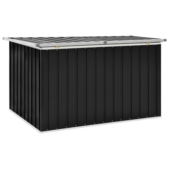 Boîte de rangement de jardin Anthracite 149x99x93 cm – Image 3