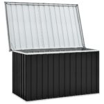 Boîte de rangement de jardin Anthracite 149x99x93 cm – Image 5