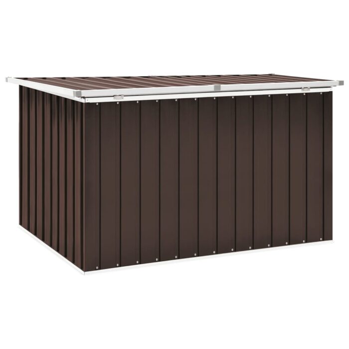 Boîte de rangement de jardin Marron 149x99x93 cm – Image 3