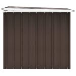 Boîte de rangement de jardin Marron 149x99x93 cm – Image 4