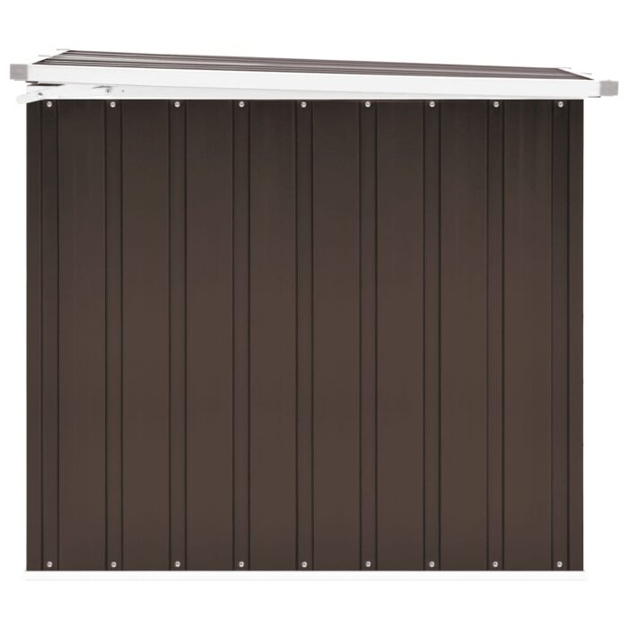 Boîte de rangement de jardin Marron 149x99x93 cm – Image 4