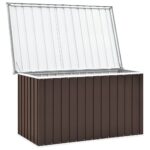 Boîte de rangement de jardin Marron 149x99x93 cm – Image 5