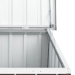 Boîte de rangement de jardin Marron 149x99x93 cm – Image 6