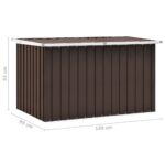 Boîte de rangement de jardin Marron 149x99x93 cm – Image 7