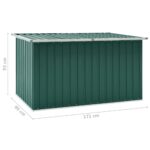 Boîte de rangement de jardin Vert 171x99x93 cm – Image 7