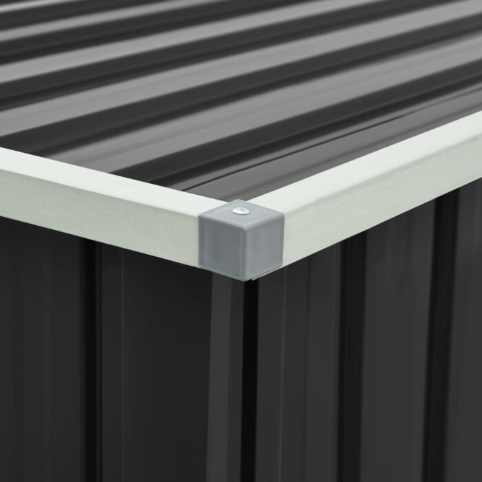 Boîte de rangement de jardin Anthracite 171x99x93 cm – Image 2