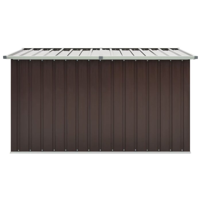 Boîte de rangement de jardin Marron 171x99x93 cm – Image 2